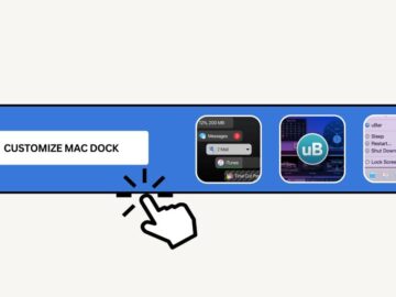 Customize Mac Dock uBar tool for Mac