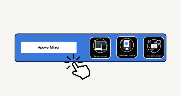 ApowerMirror cast sảtphone to PC, laptop computer and TV