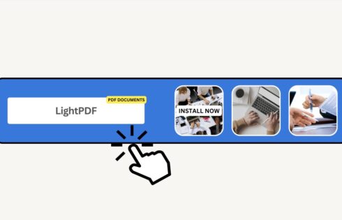 LightPDF Work With PDF Documents