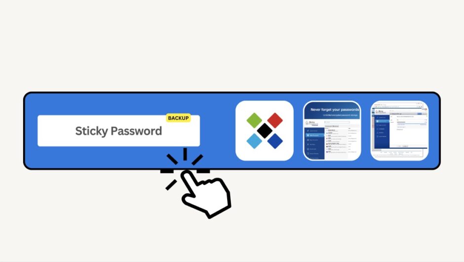 Save and Backup Password with Sticky Password